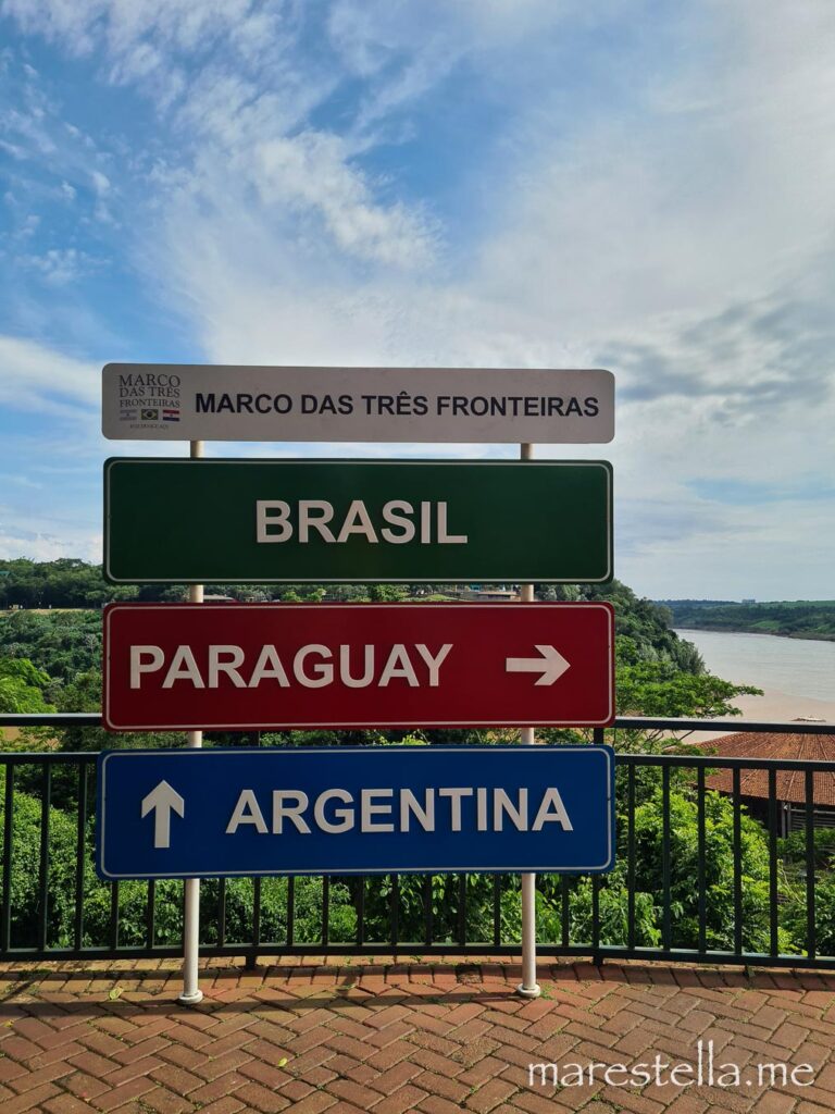 Dreiländer Eck, Iguazu Wasserfälle Brasilien